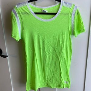 PINK VS Neon Green tshirt size medium